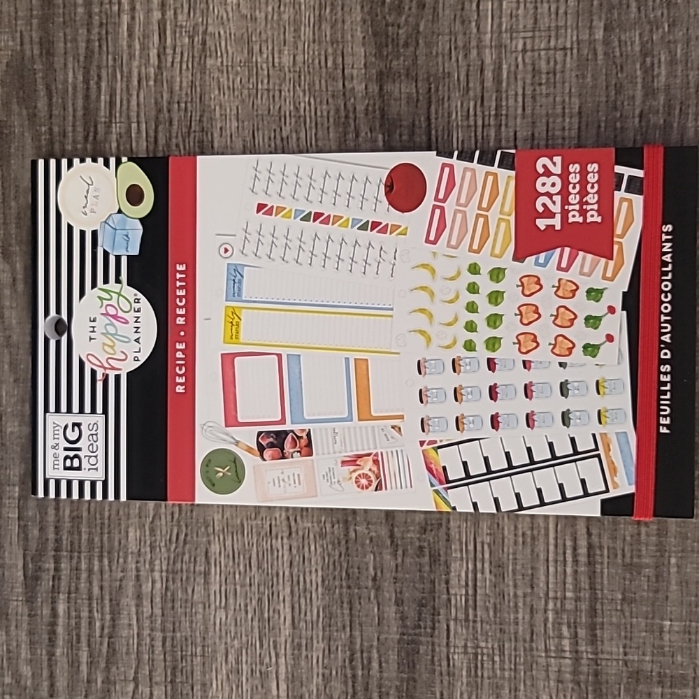 NWT Recipe Stickers The Happy Planner
